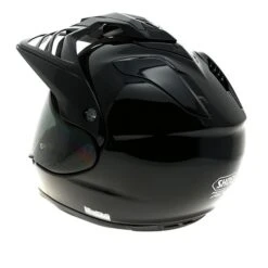Shoei Hornet ADV - Gloss Black -Shoei Store Shoei Hornet ADV Gloss Black rear quarter 225328