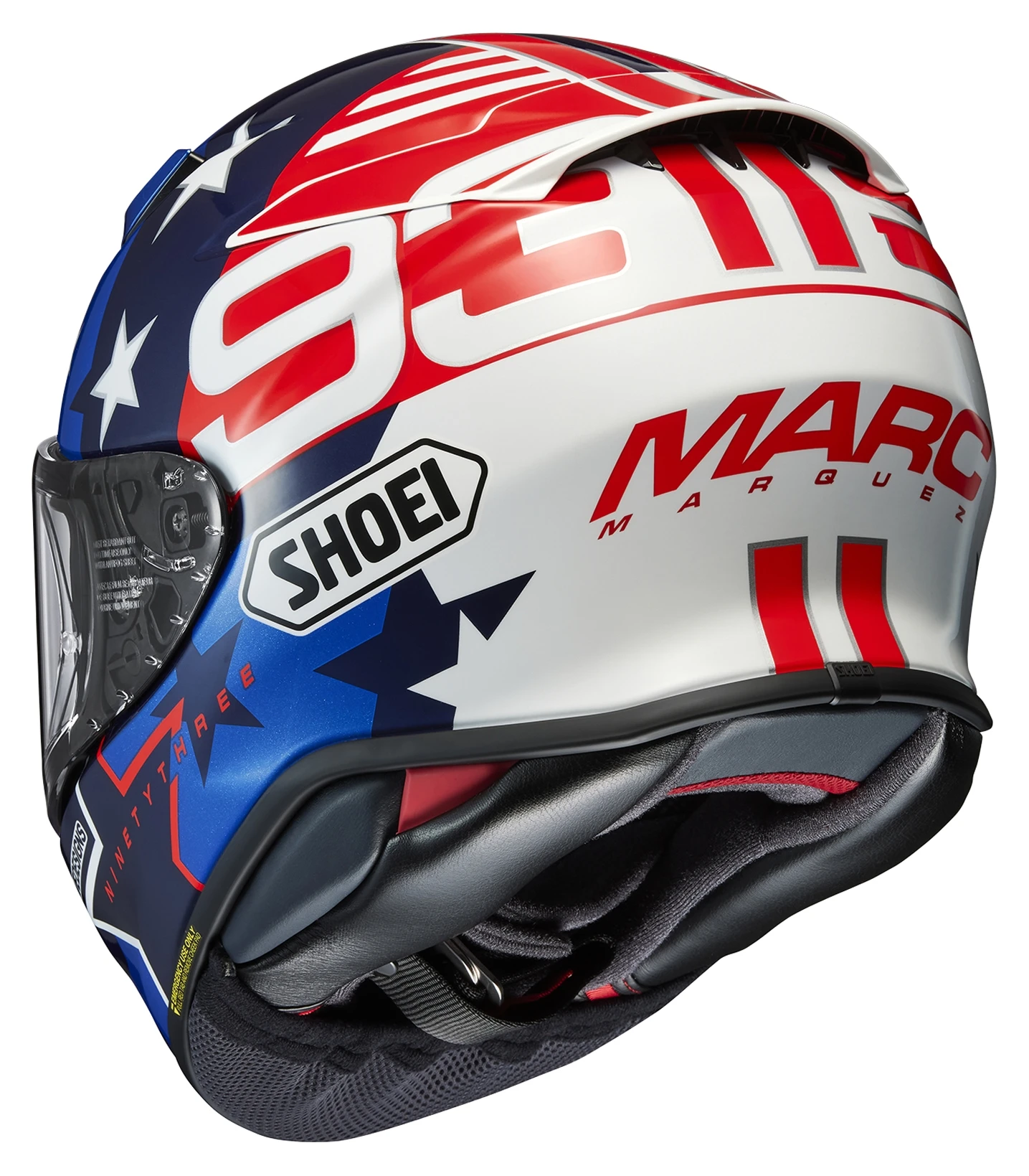 Shoei RF-1400 Marquez American Spirit Helmet - Image 3