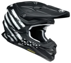 Shoei VFX-EVO Faithful Helmet -Shoei Store shoei vfxevo faithful helmet matte black s ilver 2